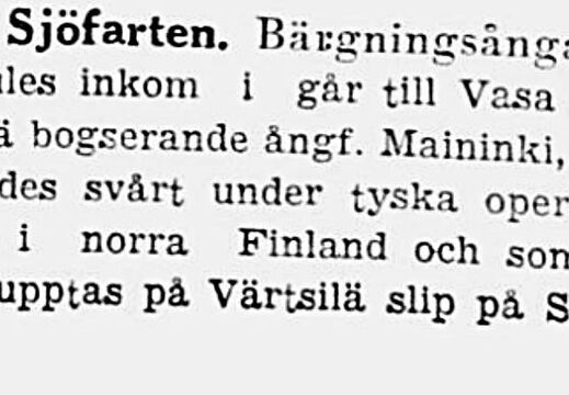 MAININKI, lehtiuutinen