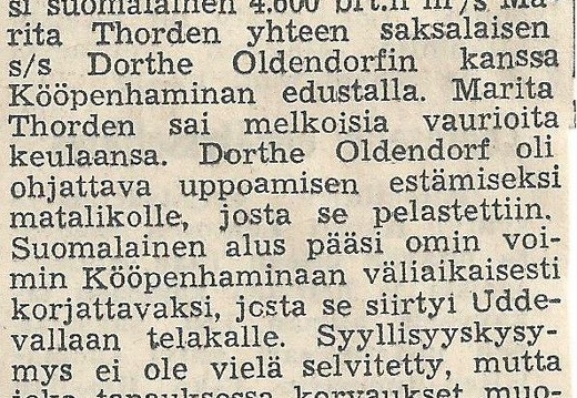 Helsingin Sanomat 1957