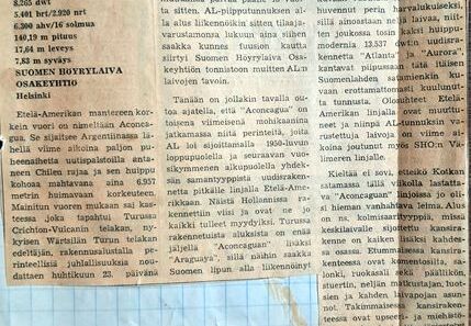 ACONCAGUA, lehtiuutinen