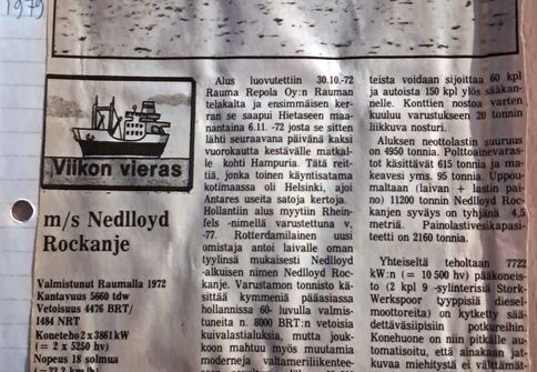 NEDLLOYD ROCKANJE