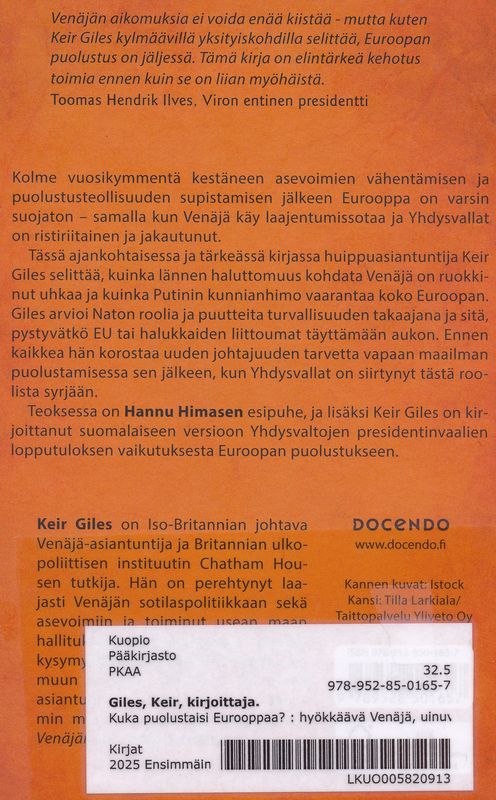 Kuka puolustaisi Eurooppaa